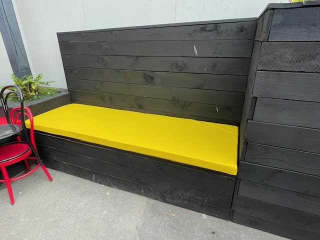Yellow Bench Seat